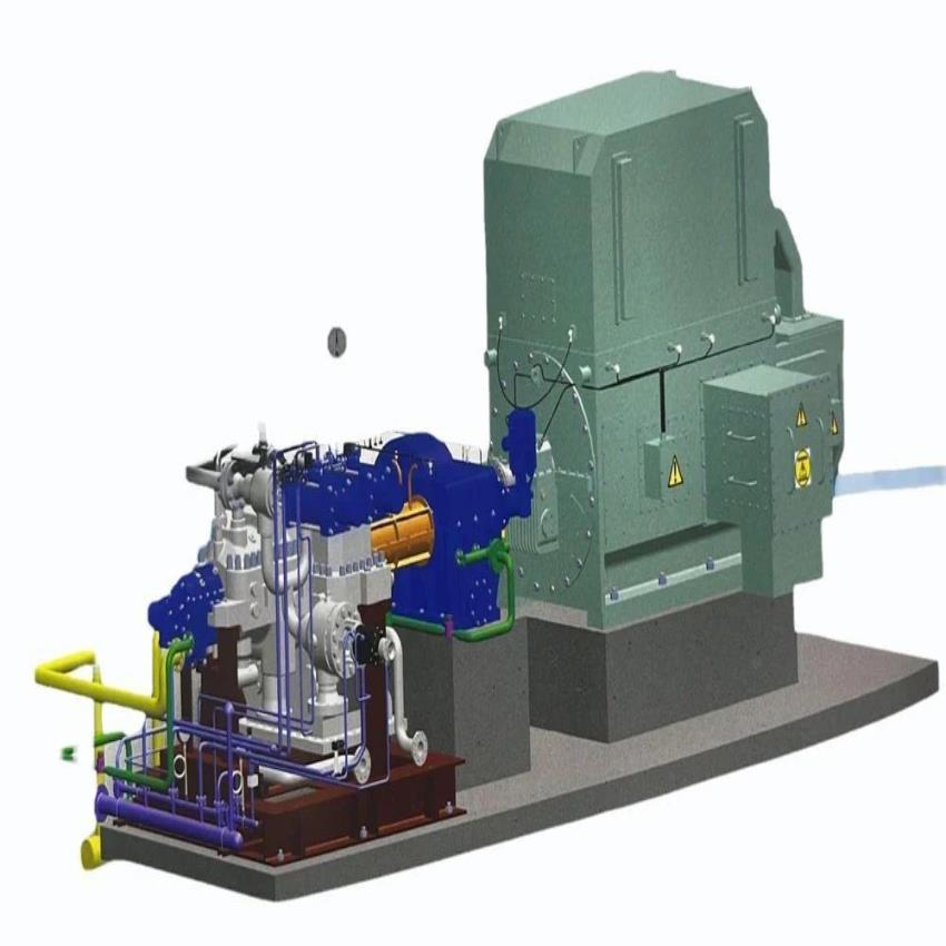 3500 kW Reaction Steam Turbine