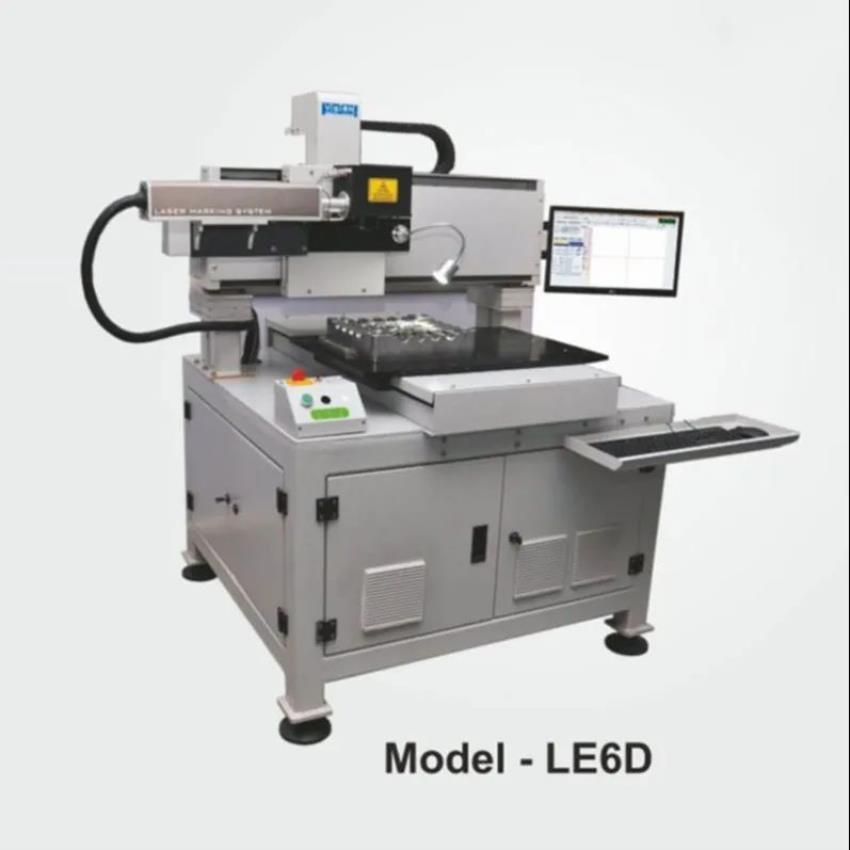 3D Fiber Laser Number Etching Machine LE6D