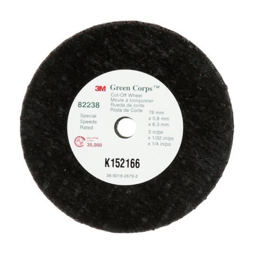 3M Green Corps Disc, 4 Inch Diameter