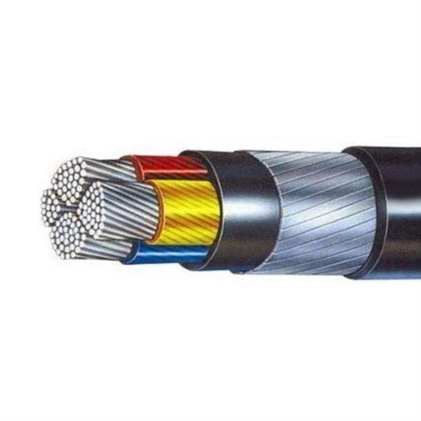 4 Core Shielded PVC Aluminum Cable, 3 Core