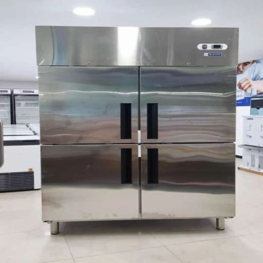 Stainless Steel 4 Door Freezer