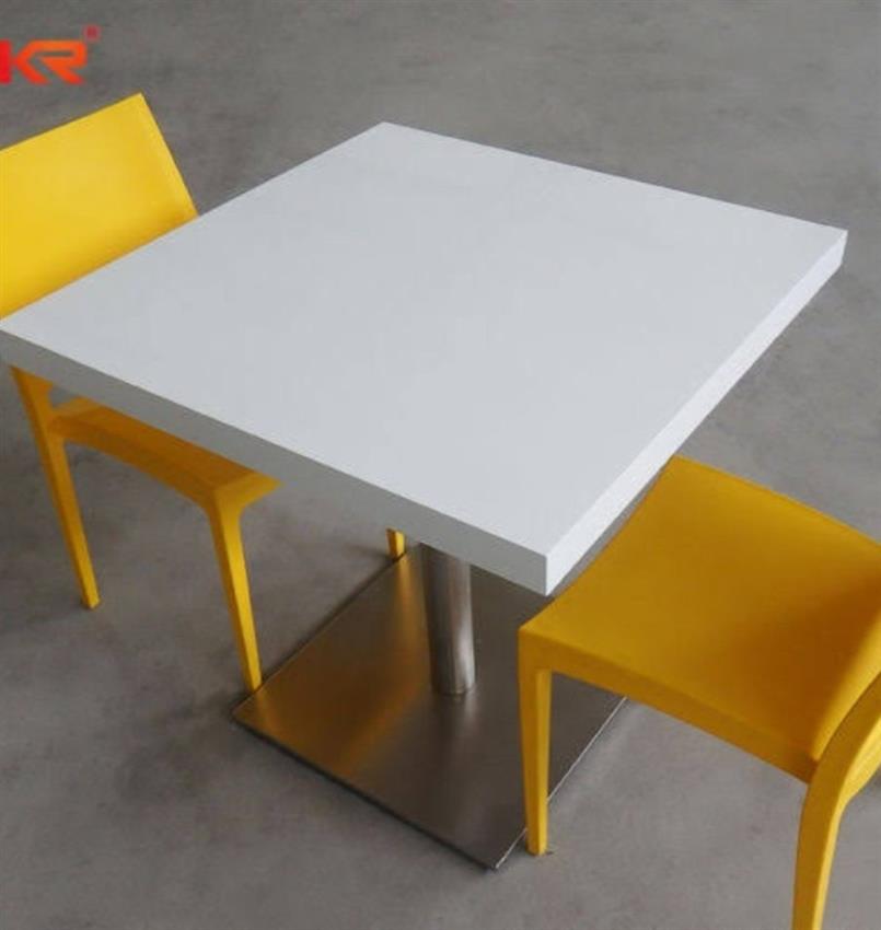 4 Seater Marble Top Teak Wood Dining Set