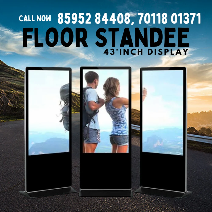 43-Inch Floor Standing LCD Signage