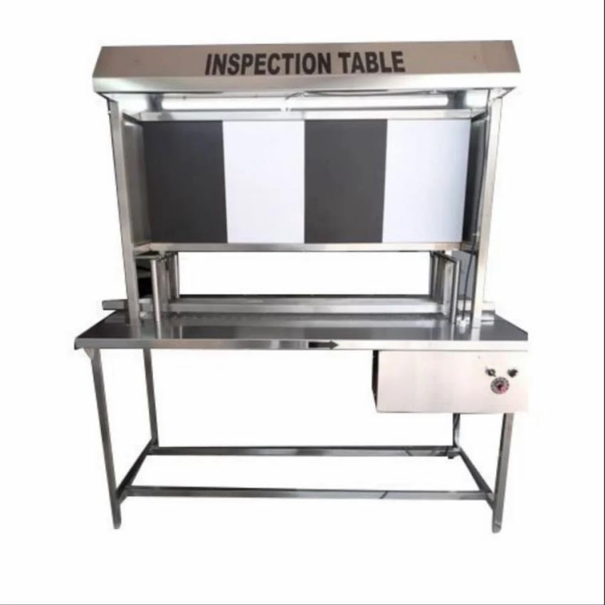 4x6x2 SS Industrial Inspection Table