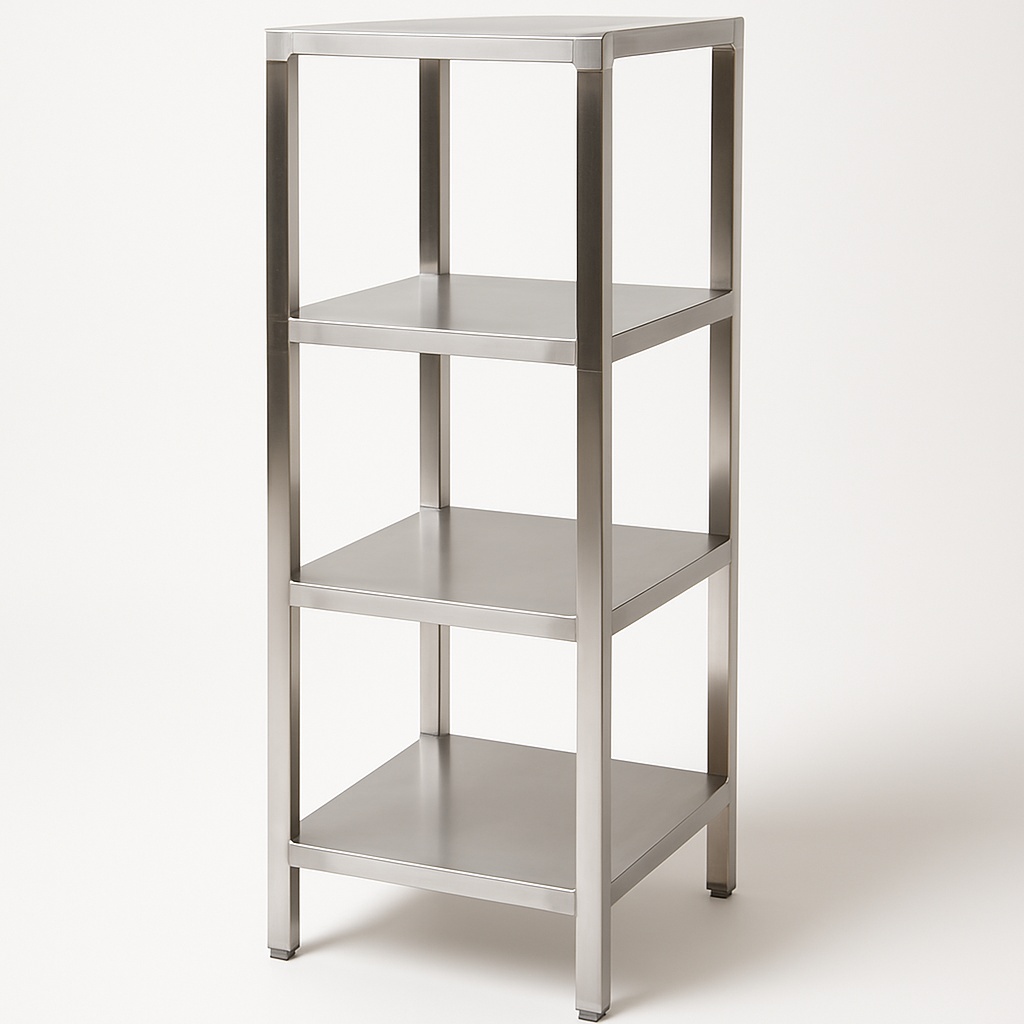 Polished SS Industrial Storage Rack 5-7 Feet