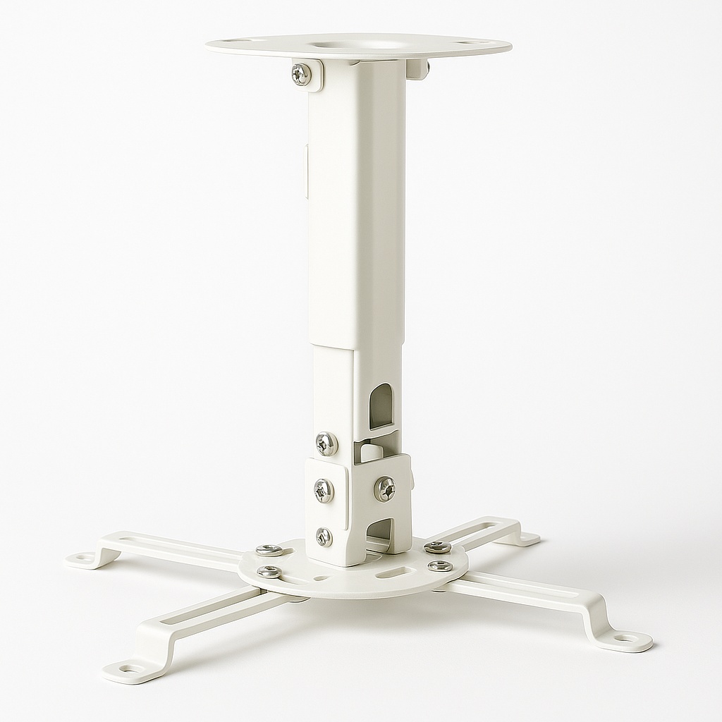 3ft Projector Mount Kit, 5kg Capacity, White