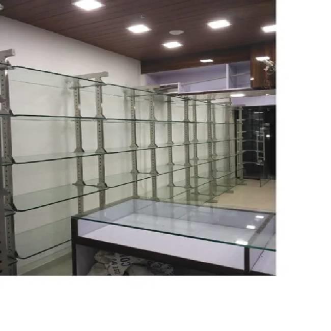 5-Shelf Stainless Steel Glass Rack