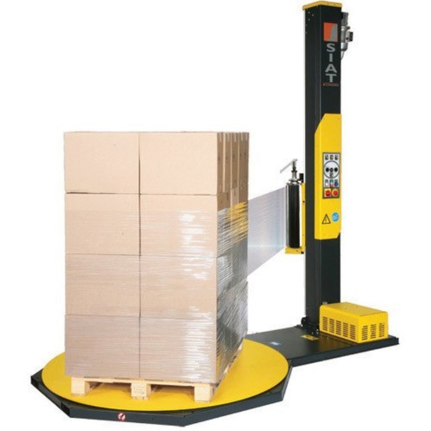Semi-Auto Pallet Stretch Machine