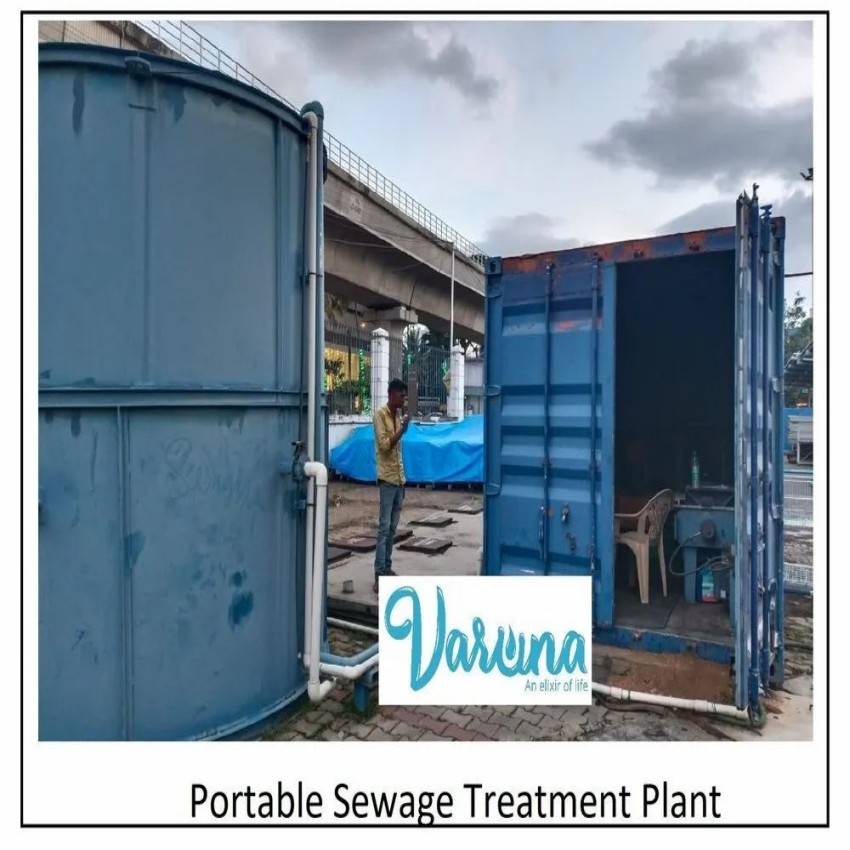 50 KLD Portable Sewage Treatment Machine, Food Industry Application