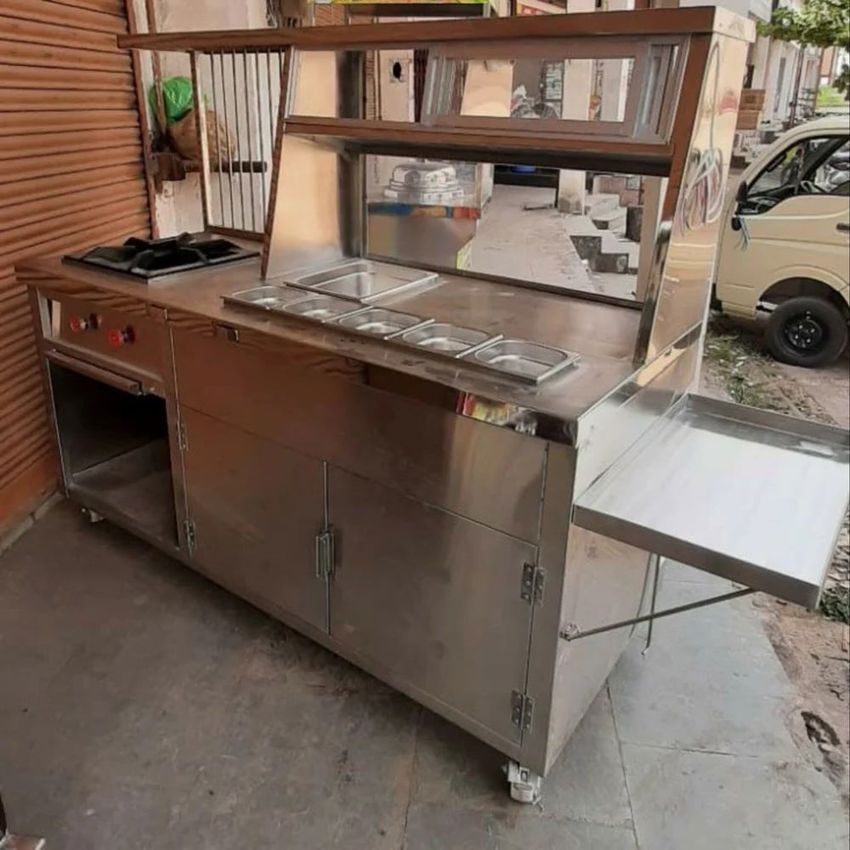 50Hz SS Chat Serving Counter