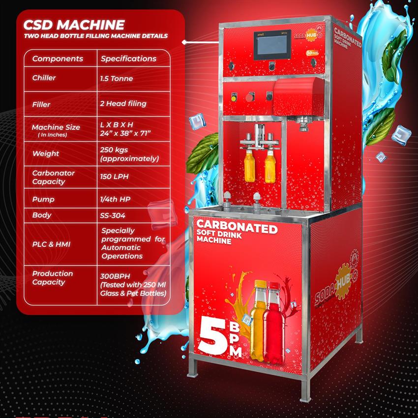 6 bpm Carbonated Beverage Machine