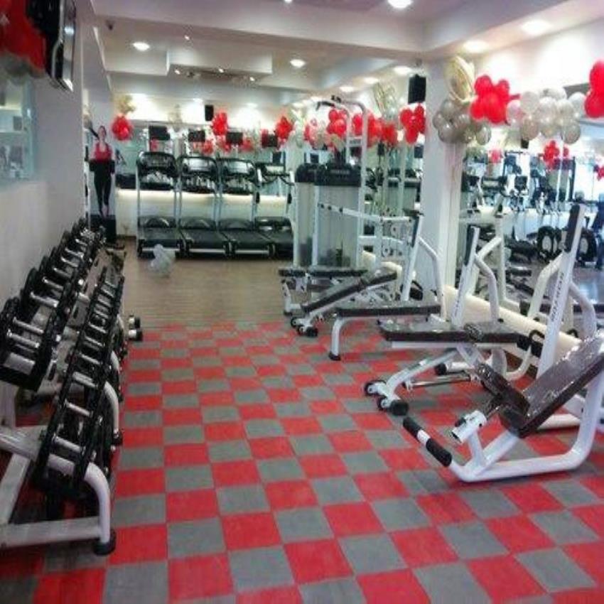 Interlocking Gym Rubber Flooring Tile