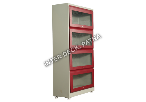 Office Steel Display Cabinet, 6 Feet, 4 Shelves