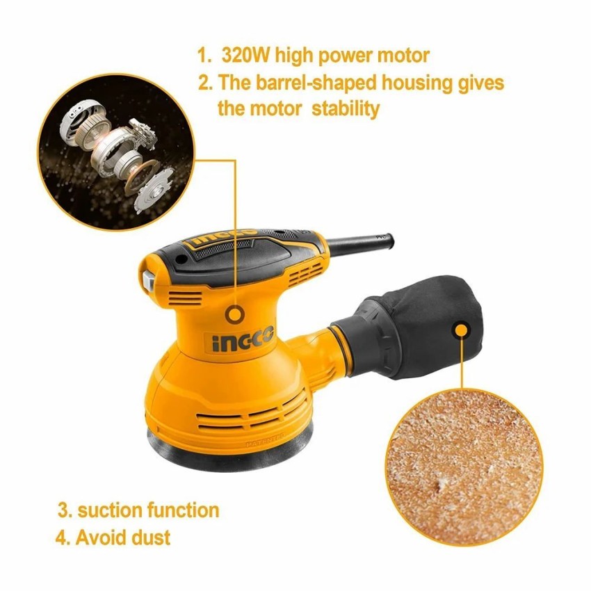 6 Inch Ingco Rotary Sanding Machine