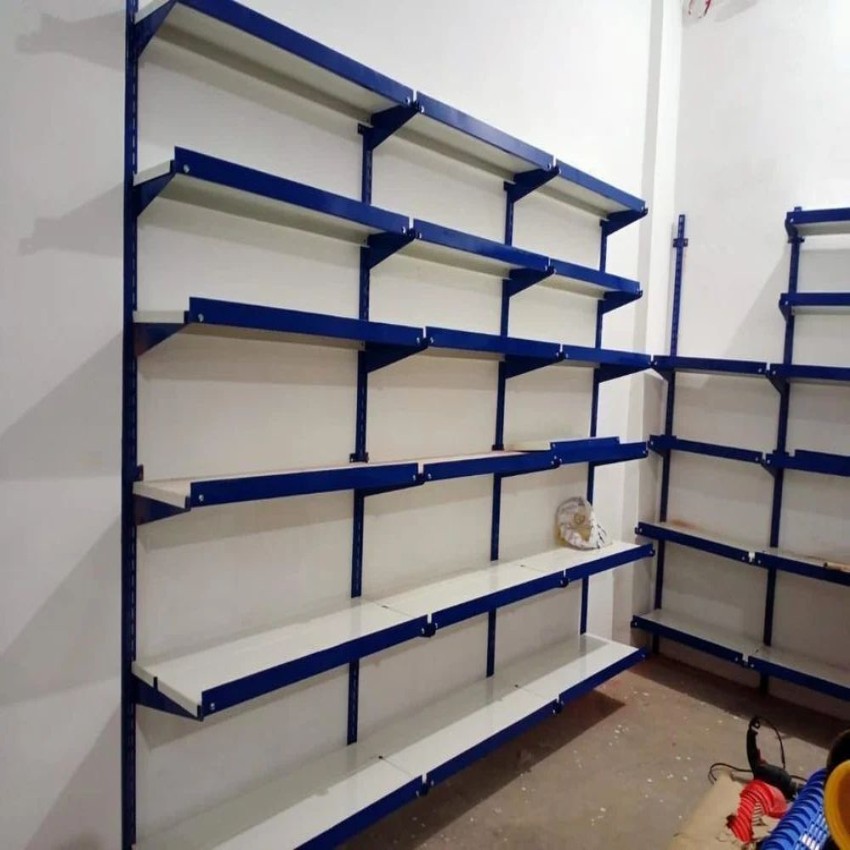 6 Shelf MS Retail Rack, 200-400 kg Capacity