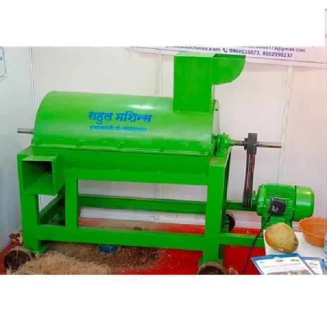 7.5 HP Coconut Fiber Machine, Semi-Automatic
