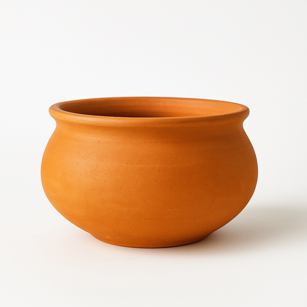 750ml Paint Coated Clay Biryani Pot