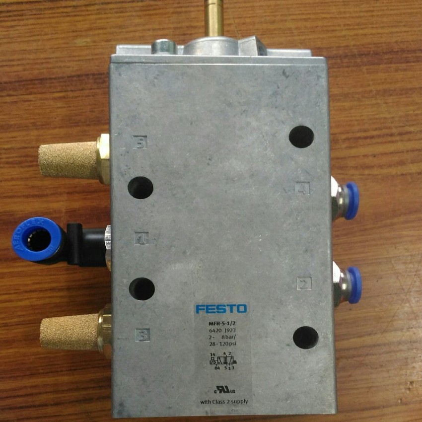 Festo 8 Bar Aluminium Solenoid Valve MFH-3/5