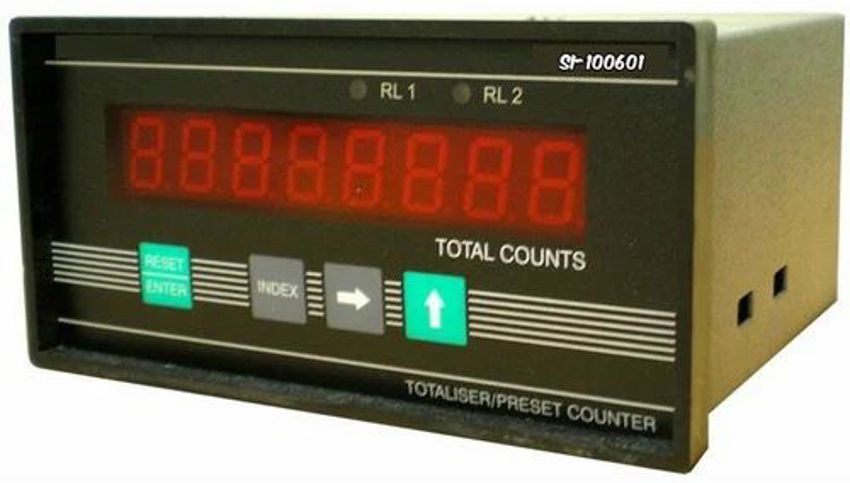 8 Digit Preset Counter with Relays