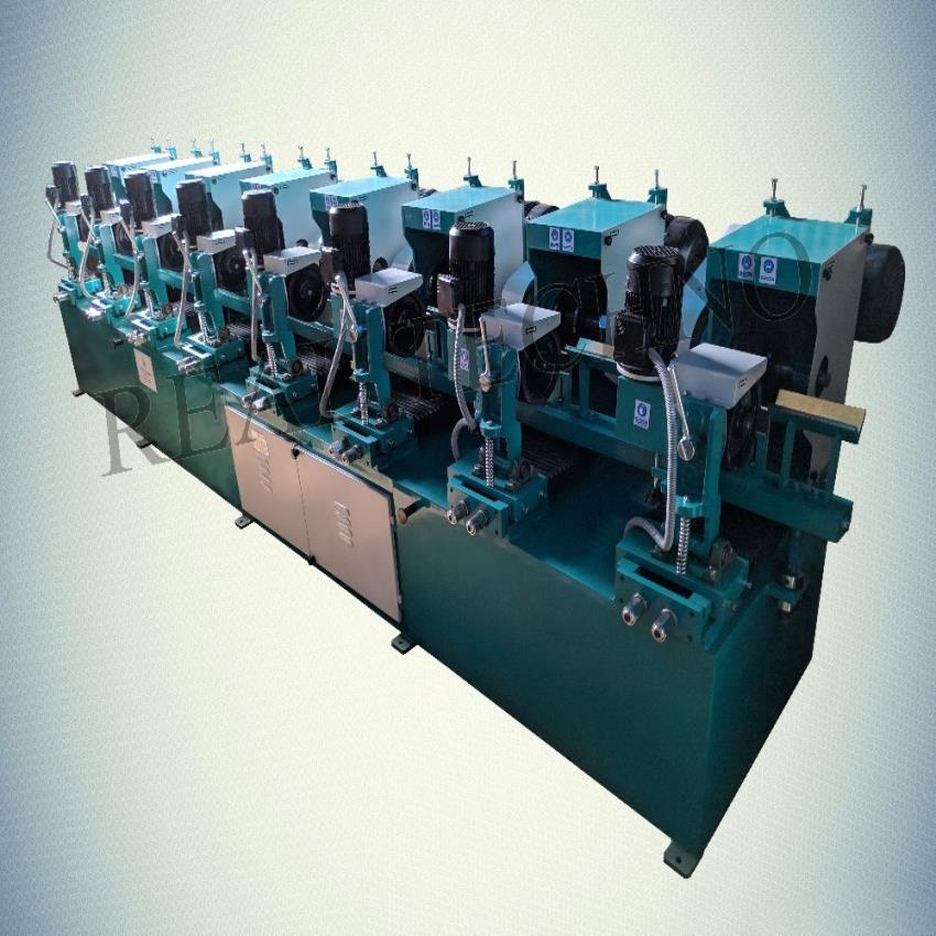 8 Head Metal Polishing Machine