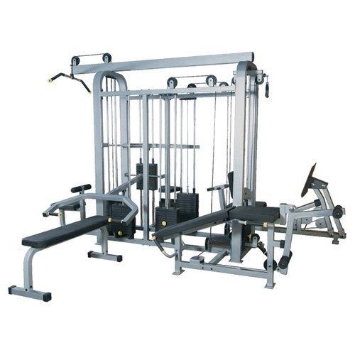 8 Station Multi Gym Equipment, PVC & MS, 100kg