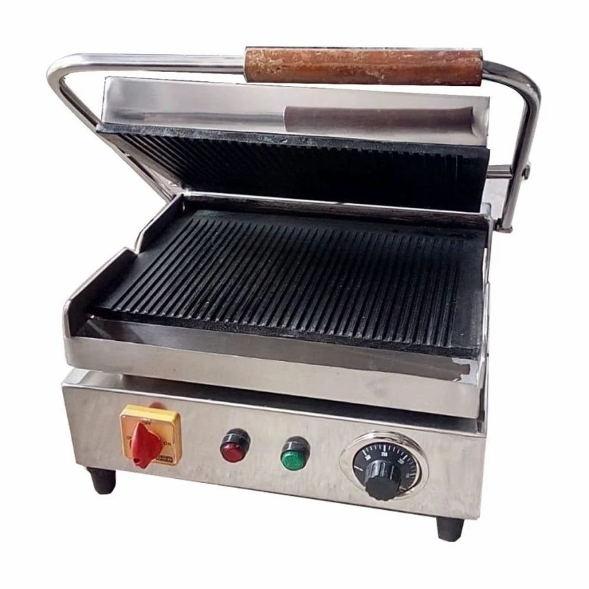 800W Steel Sandwich Grill