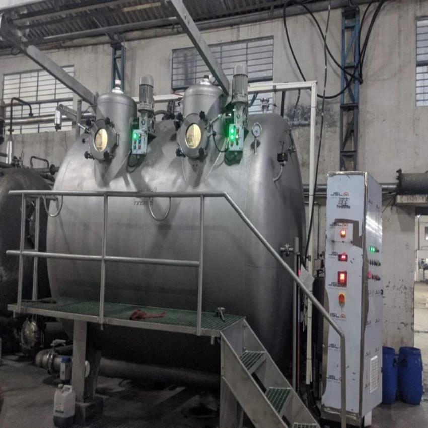 800Kg Industrial Semi-Automatic Round Dyeing Machine
