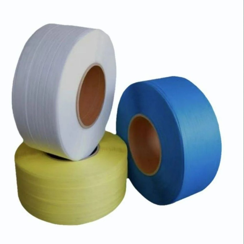 9 mm PP Box Strapping Roll (Yellow/Blue/White)