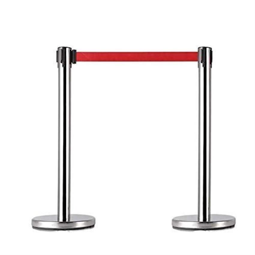 Stainless Steel Queue Manager, 910mm, Bank Use