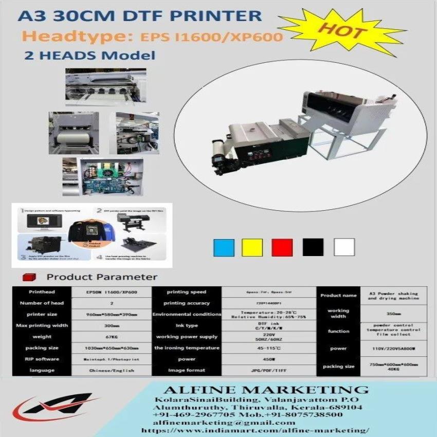 A3 DTF T-Shirt Printer