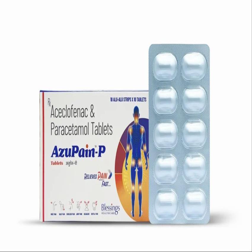 Aceclofenac Paracetamol 425mg Strips