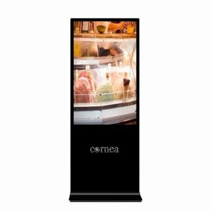 Acrylic Rectangular 55" Digital Advertisement Display Standee
