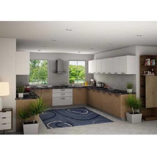 U-Shape Acrylic Kitchen