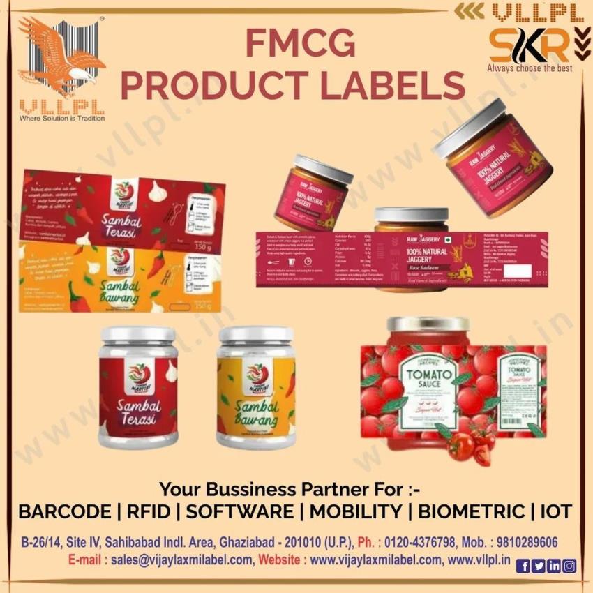 Adhesive Paper Product Label Sticker Roll