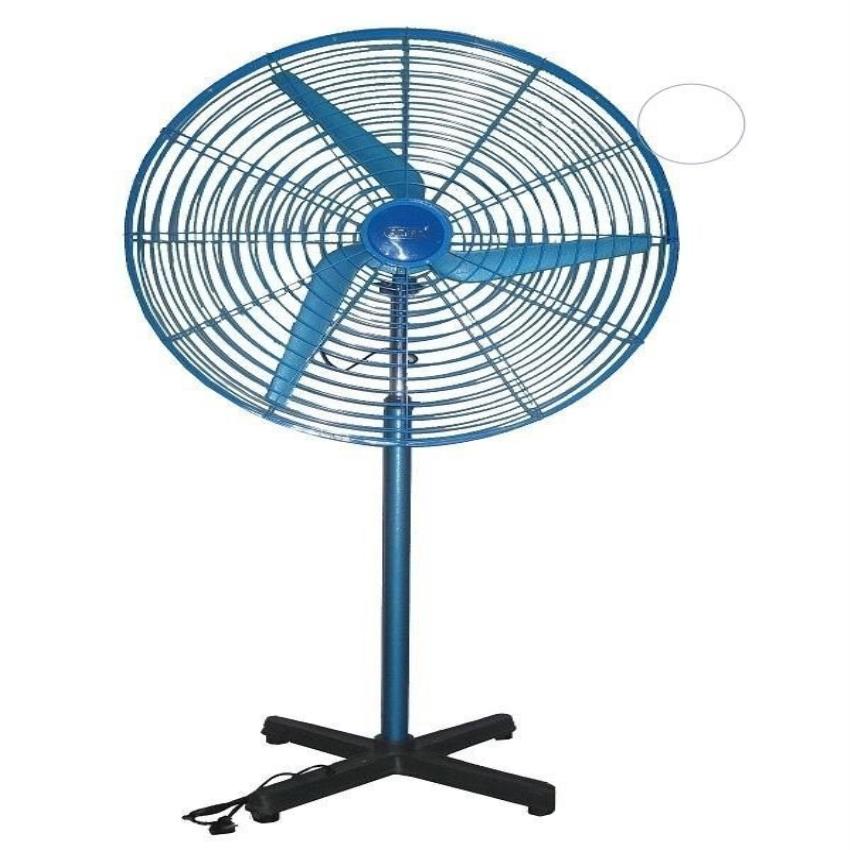 Blue 36 inch Industrial Pedestal Fan