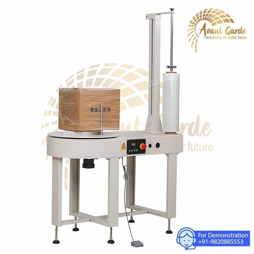 AGB900S Pneumatic Semi-Auto Stretch Wrapping Machine