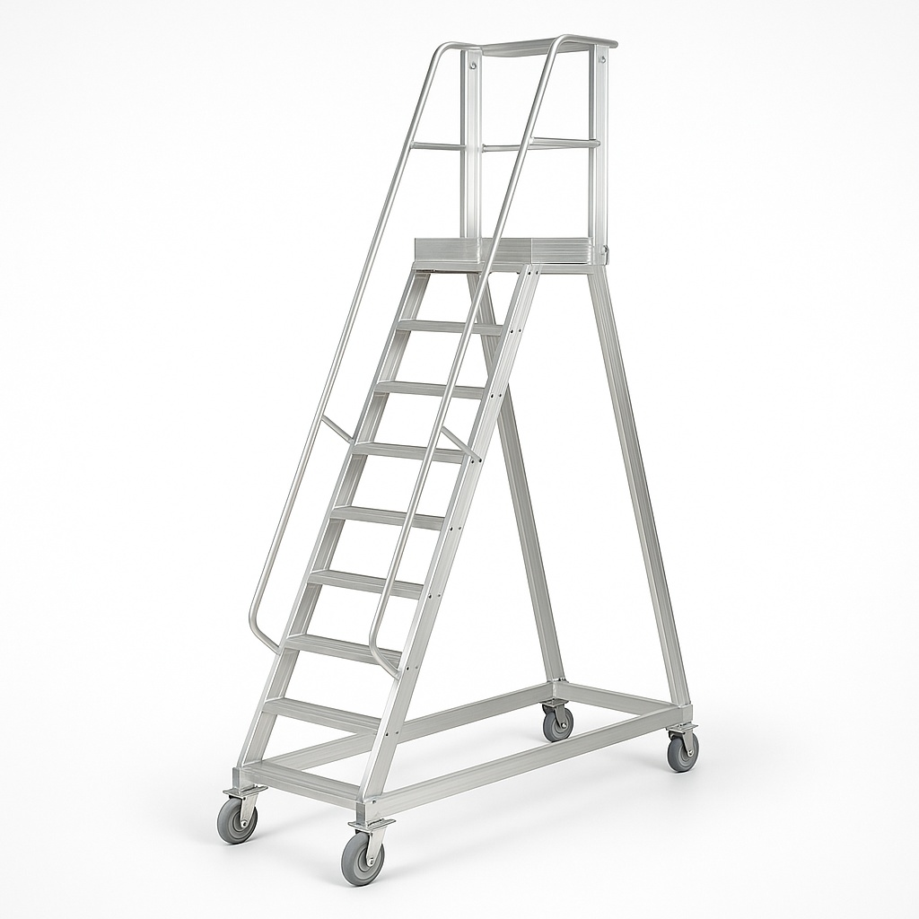 Aiuminium Industrial Step Ladder