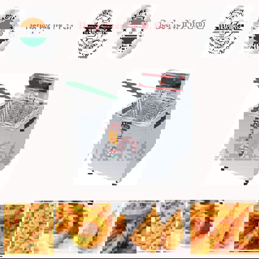 Akasa Electric Single Deep Fryer 8L