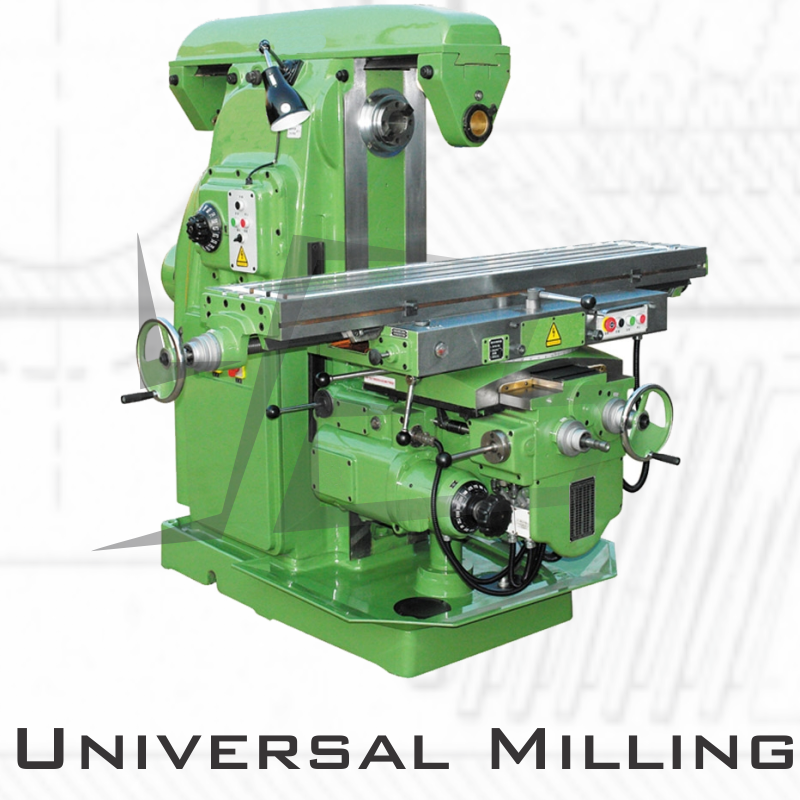 All Geared Universal Milling
