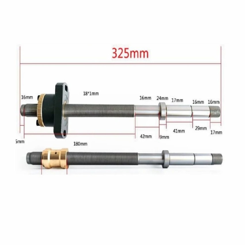 Alloy Steel Screw Rod - 325mm