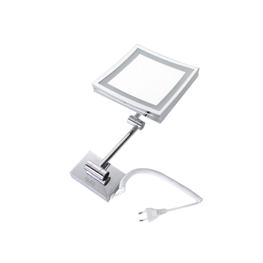 Aluids LED Square Makeup Mirror