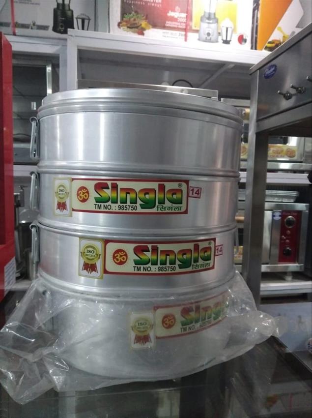 Gas Operated Round Momos Steamer
