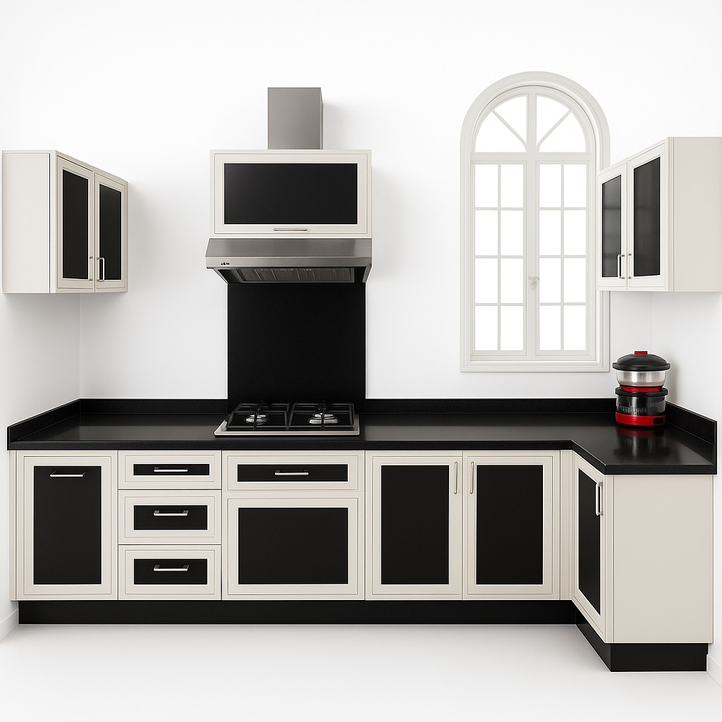 Wall Mount Aluminium Modular Kitchen