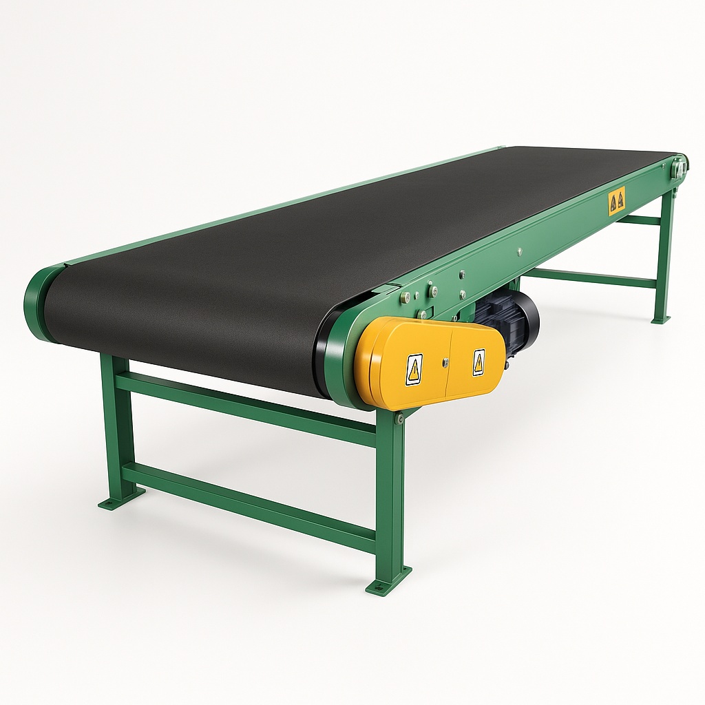 Aluminum Frame Rubber Belt Conveyor