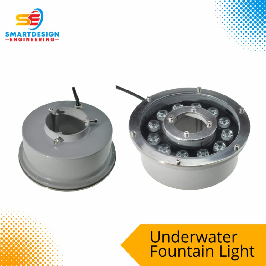 Aluminum 18W Nozzle Fountain Light