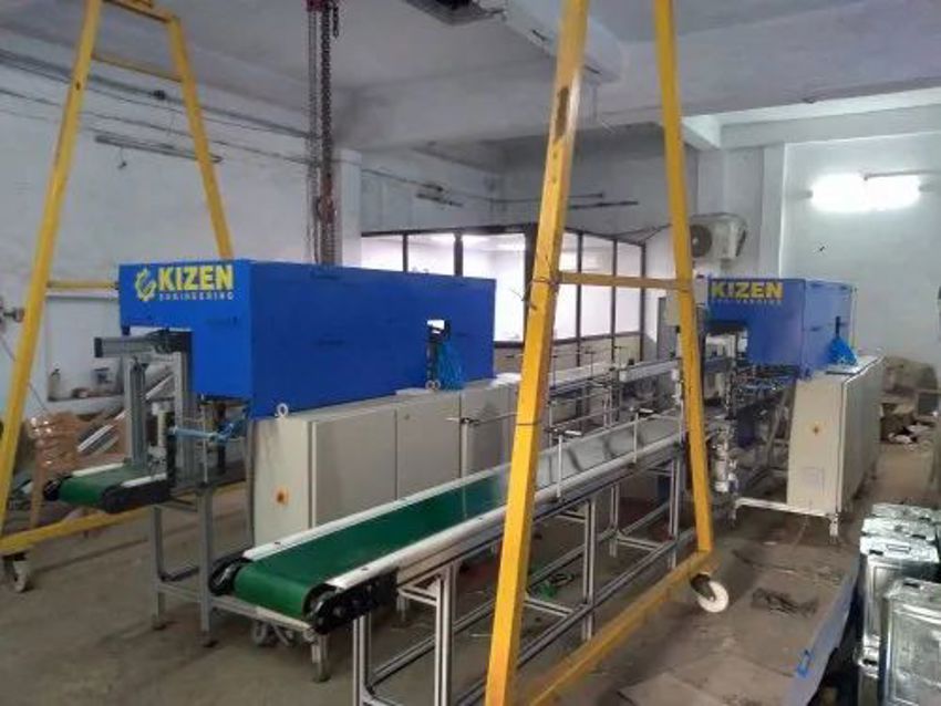Edible Oil Tin Container Leak Testing Machine