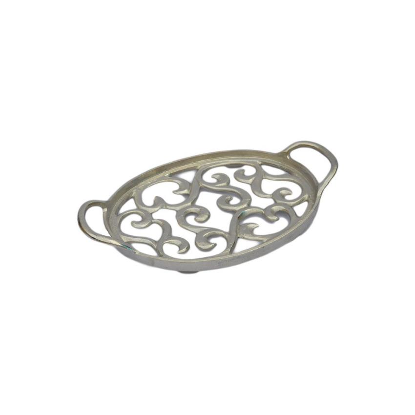 Aluminum Polished Rectangle Tray, Standard Size