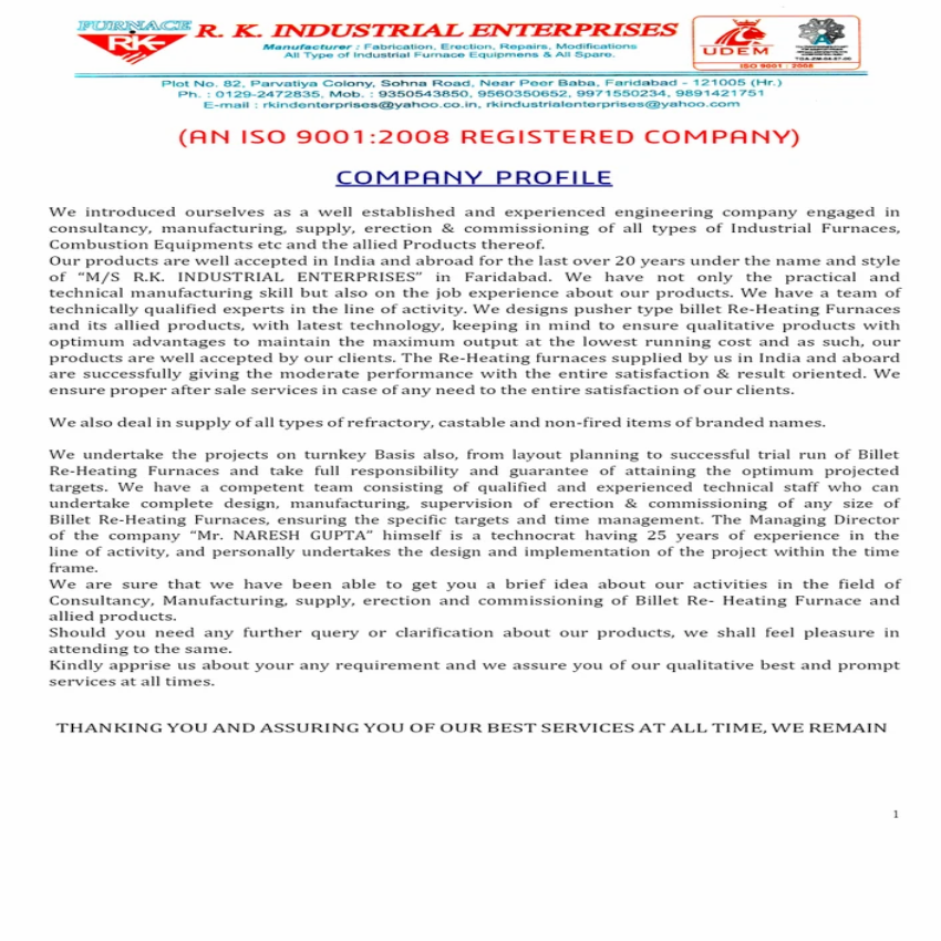 Automatic Aluminum Processing Plant