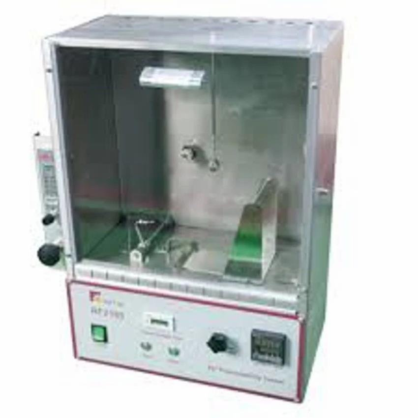 Analog Blue Textile Flammability Testing Machine
