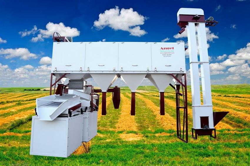 3 HP Commercial Wheat Cleaning Machine, 2 KWH, MS